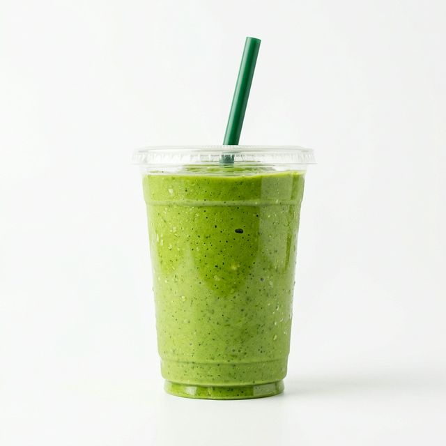 Projektowanie graficzne opakowań — smoothie green