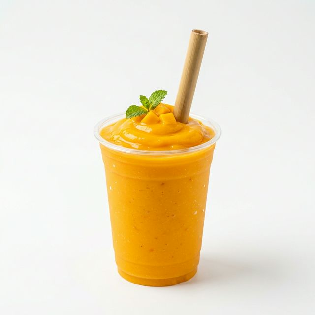 Projektowanie graficzne opakowań — smoothie orange